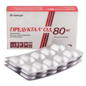 Предуктал ОД 80 мг № 30, капсулы