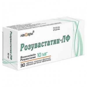Розувастатин-ЛФ 10 мг № 30, таблетки