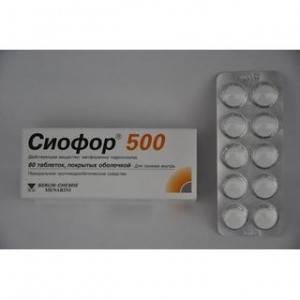 Сиофор 500 мг № 60, таблетки