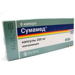 Сумамед 250 мг № 6, капсулы