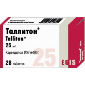 Таллитон 25 мг № 28, таблетки