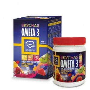 Вкусная Омега-3 700 мг № 150, капсулы